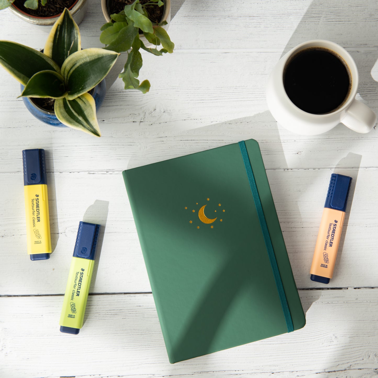 Yop & Tom A5 LINED JOURNAL - FOREST GREEN