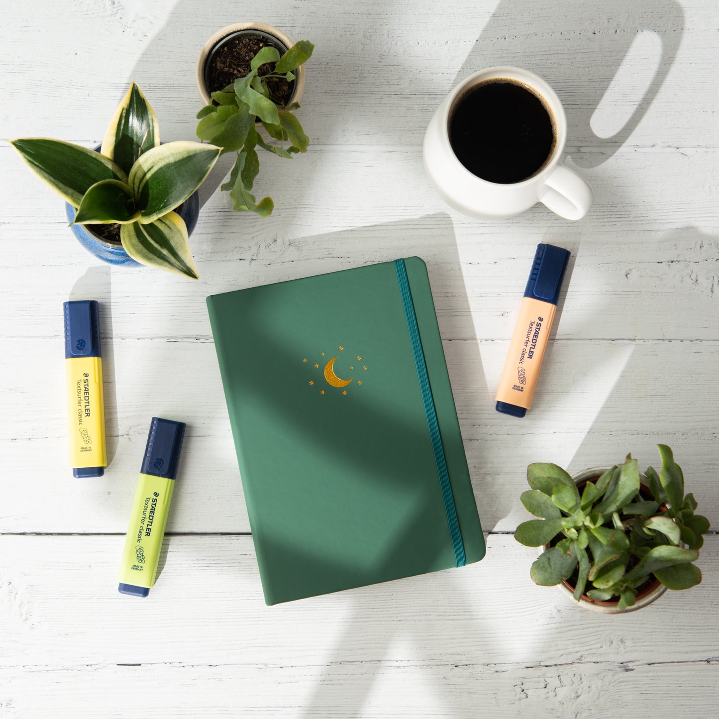 Yop & Tom A5 LINED JOURNAL - FOREST GREEN