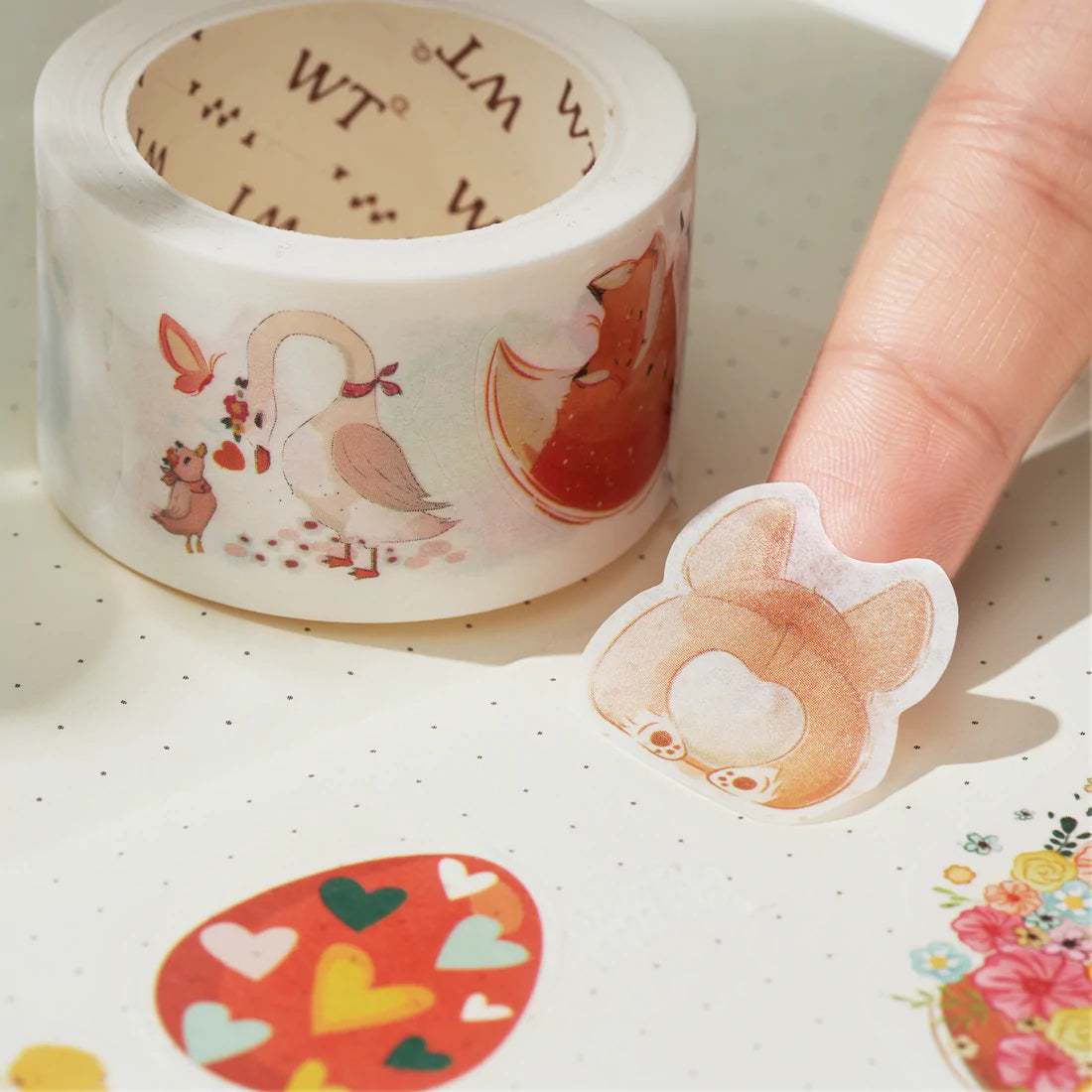 Spring Festivity Washi Tape Sticker Set