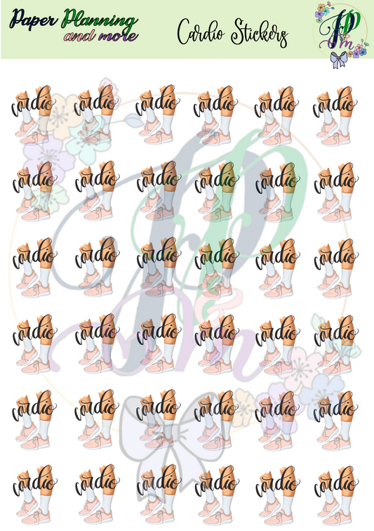 Cardio Sticker Sheet