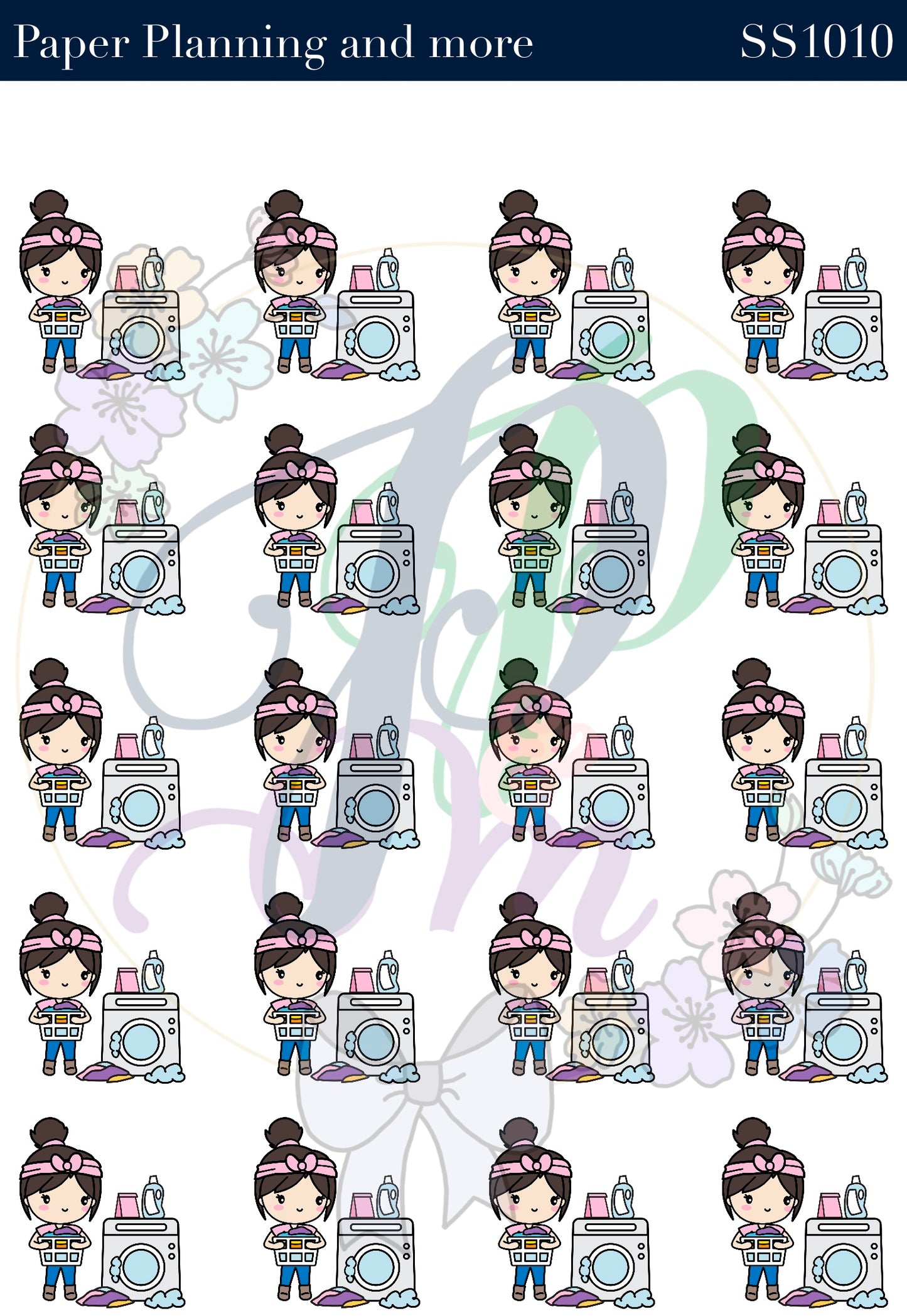 Doing Laundry Sticker Sheet