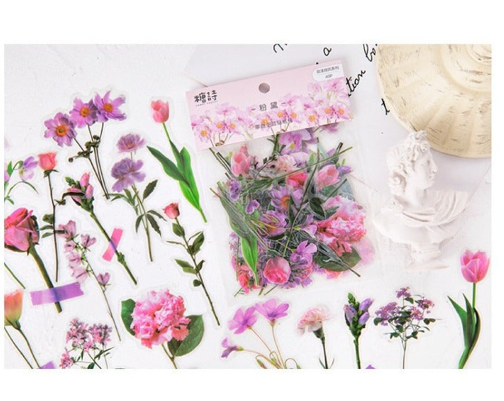 Pressed Flowers PET Stickers