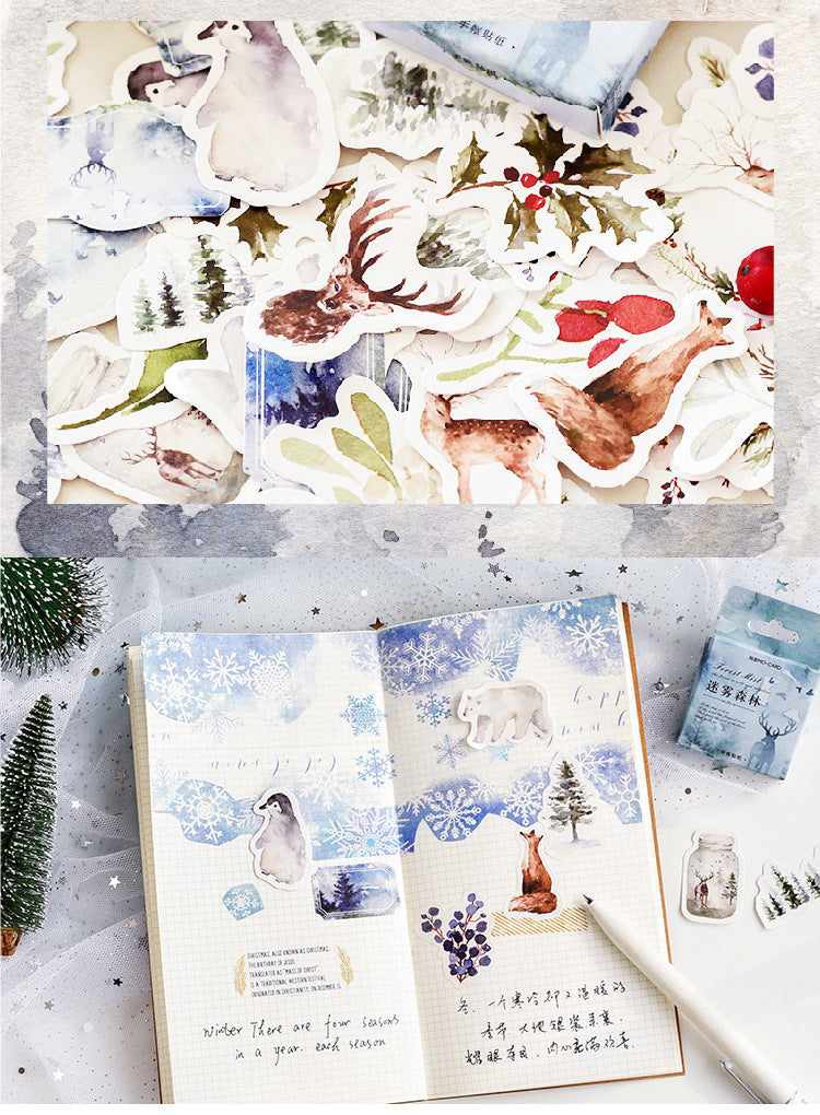 Misty Forest Planner Stickers
