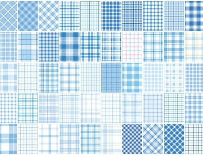Grid Pattern Series Sticker Booklet