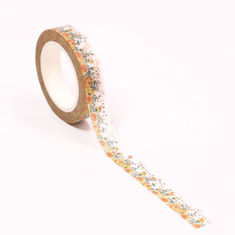 Foiled Floral Butterfly Washi Tape