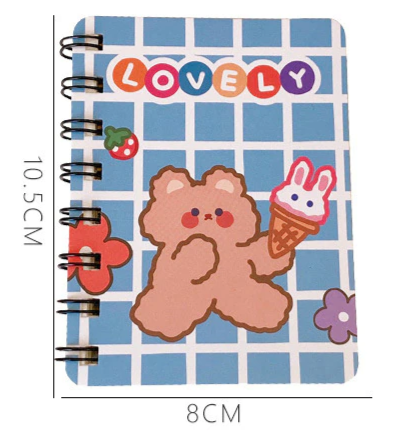 Cute Spiral Bound Mini Notebooks