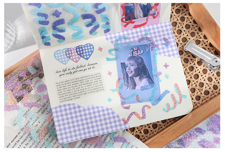 Confetti Glitter PET Sticker