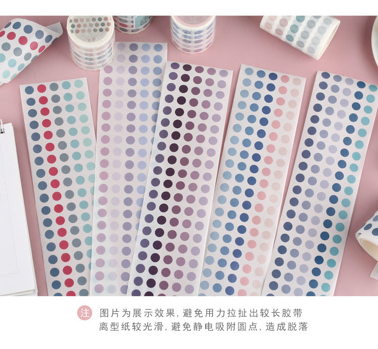 Polka Dot Washi Sticker- Scenery