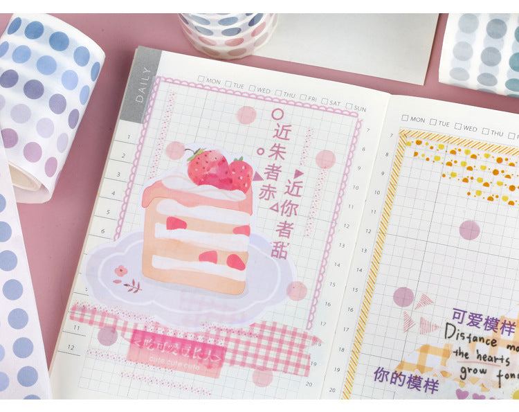 Polka Dot Washi Sticker- Scenery