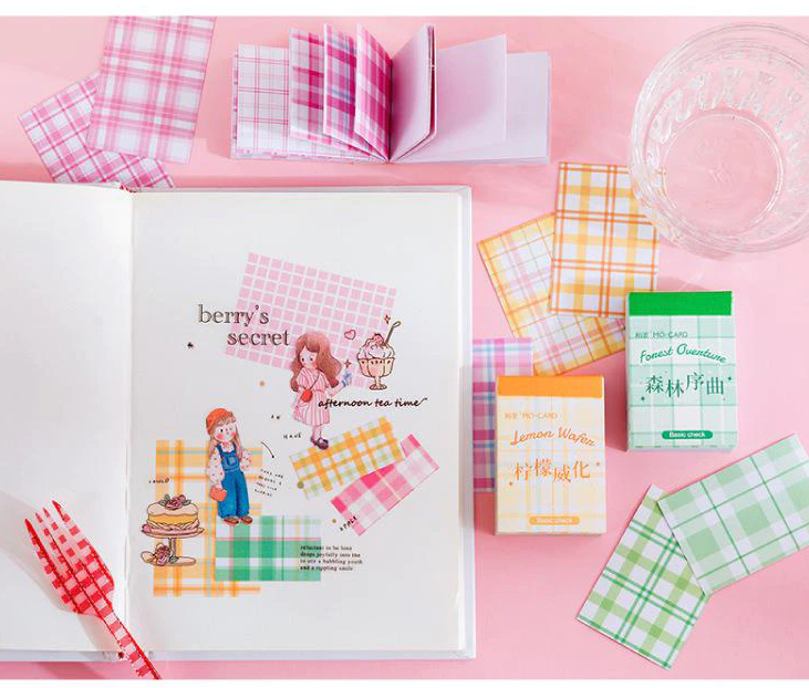 Grid Pattern Series Sticker Booklet