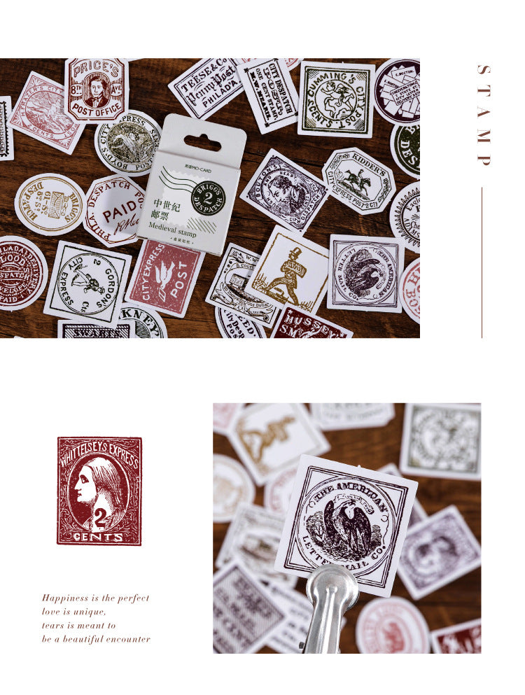 Medieval Stamps Planner Stickers