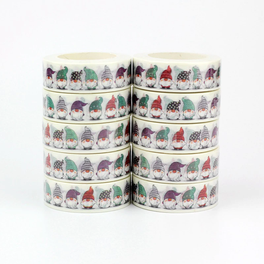 Garden Gnomes Washi Sample