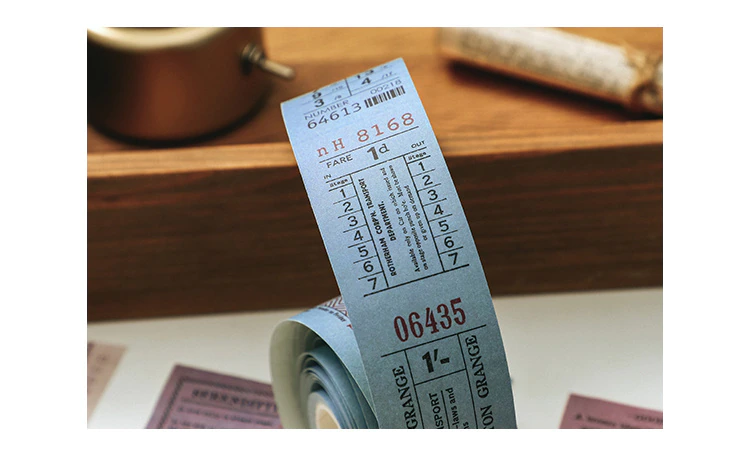 Retro Text Border Washi Tape