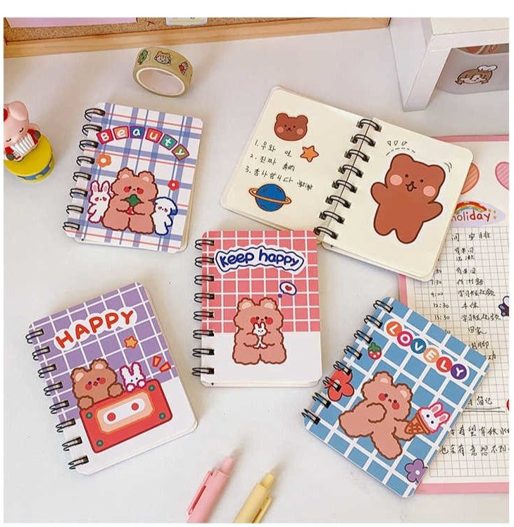 Cute Spiral Bound Mini Notebooks