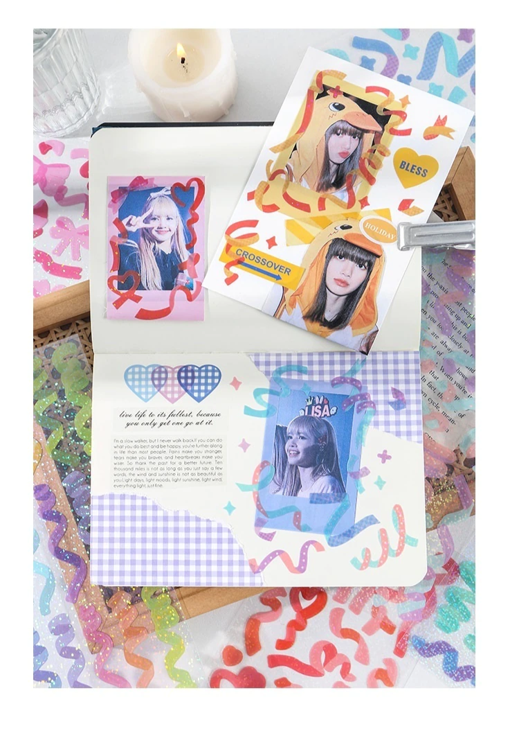 Confetti Glitter PET Sticker