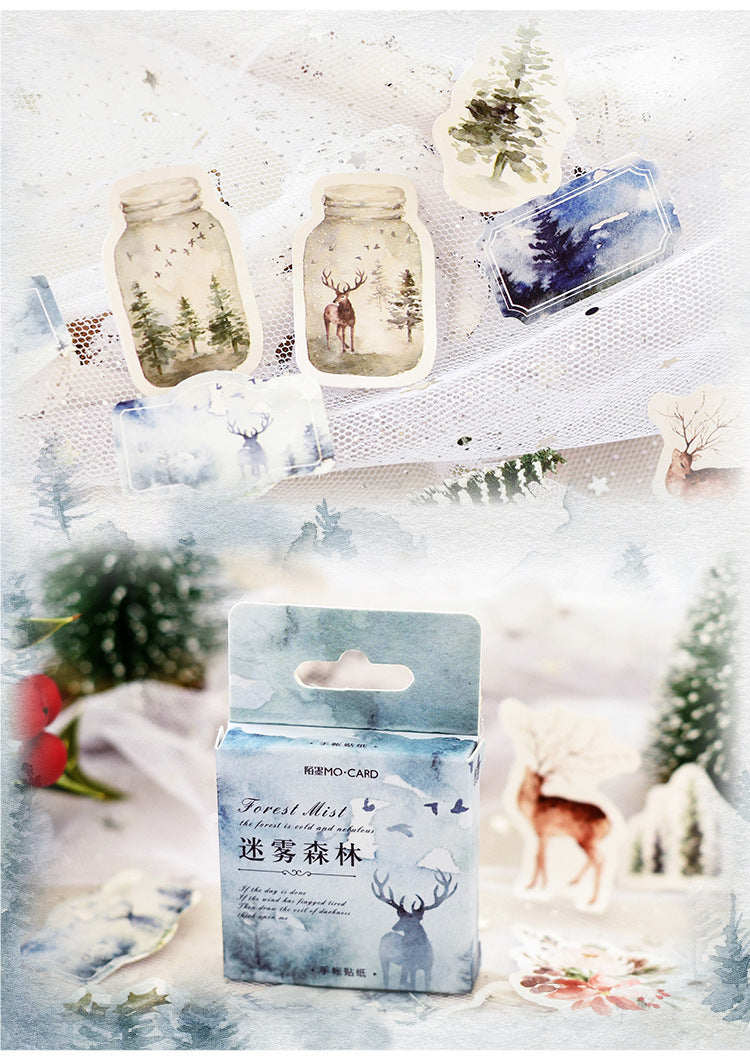 Misty Forest Planner Stickers