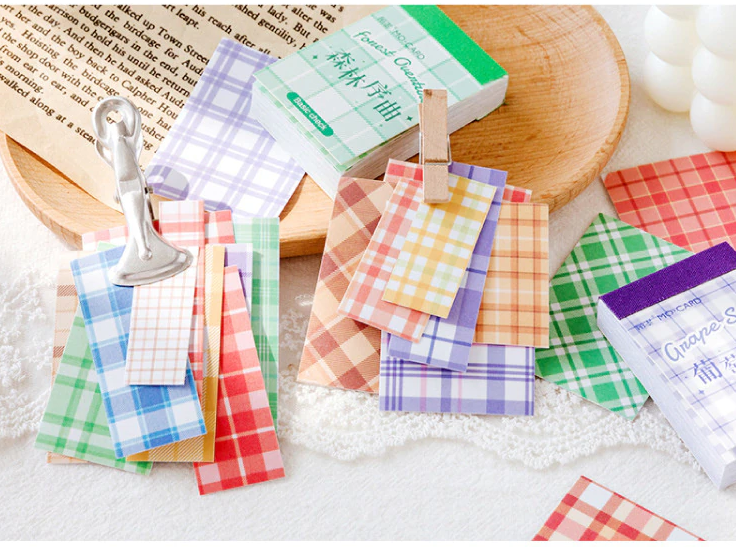 Grid Pattern Series Sticker Booklet
