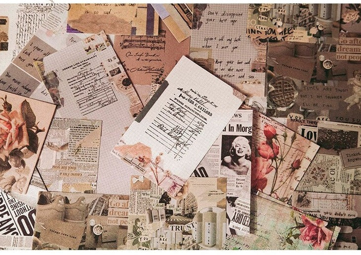 Vintage Papers Scrapbooking Set