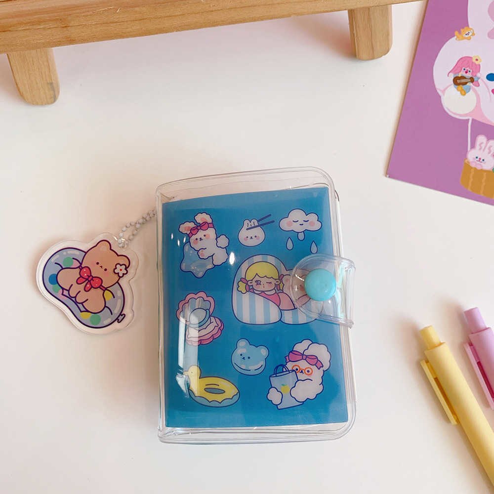Kawaii Transparent Mini Ring Binder