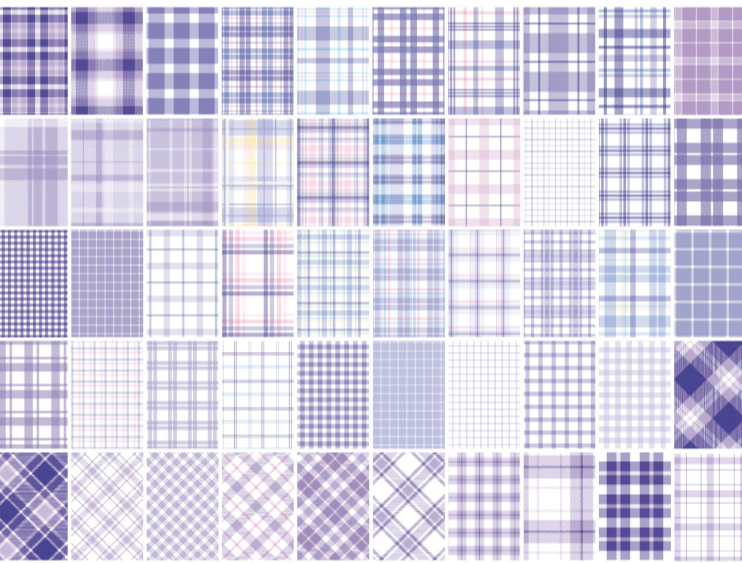 Grid Pattern Series Sticker Booklet