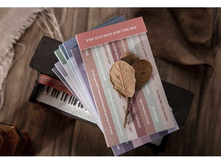 Retro English Library Series Sticker Booklet