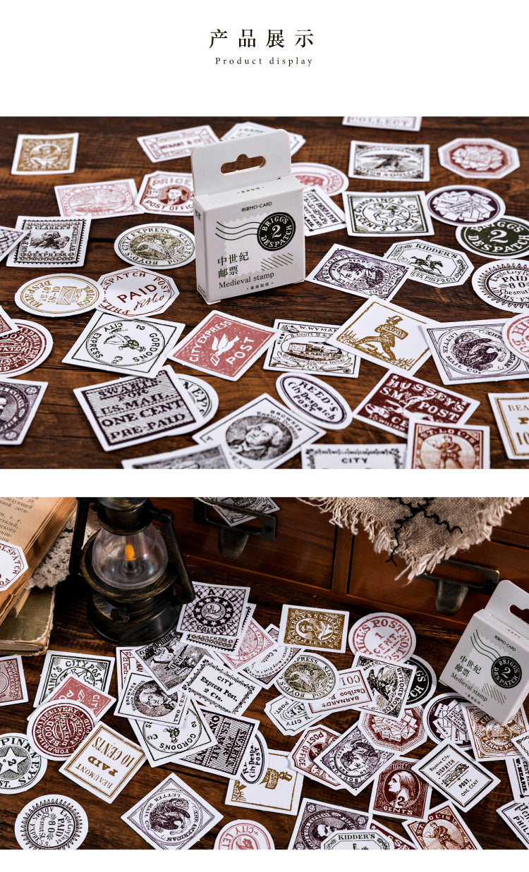Medieval Stamps Planner Stickers