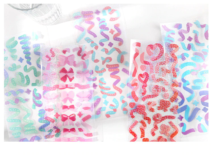 Confetti Glitter PET Sticker