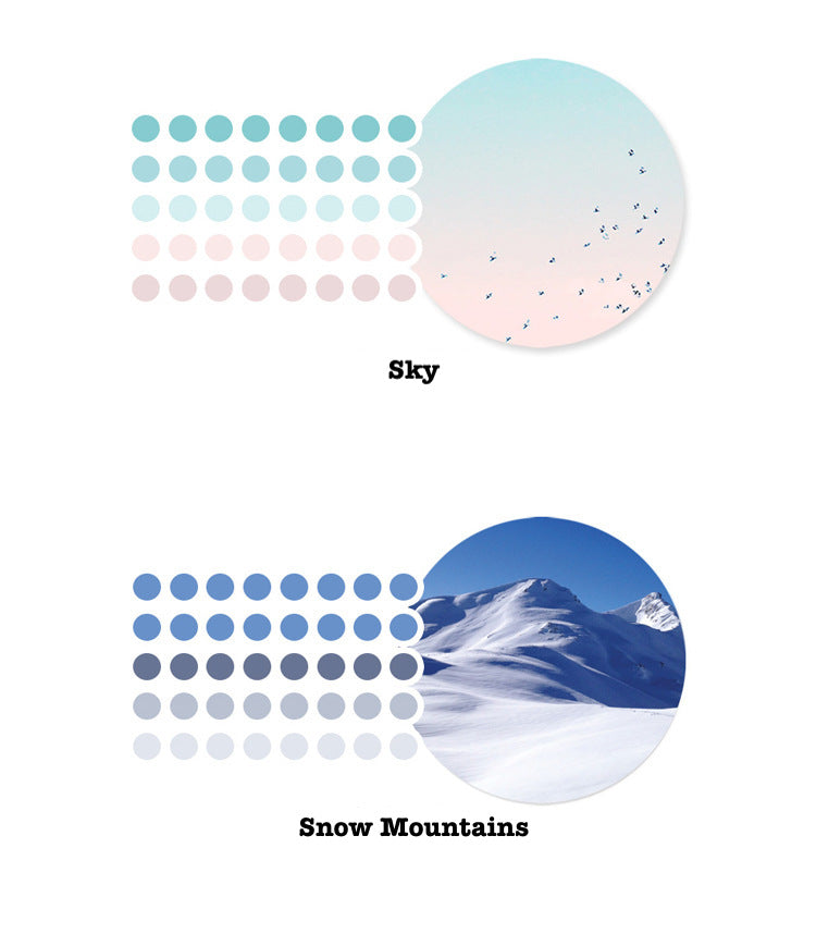 Polka Dot Washi Sticker- Scenery