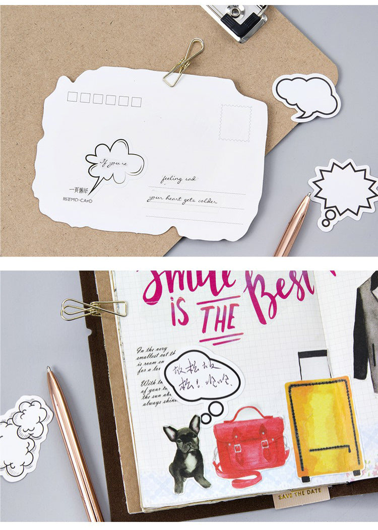 Speech Bubble Planner Stickers
