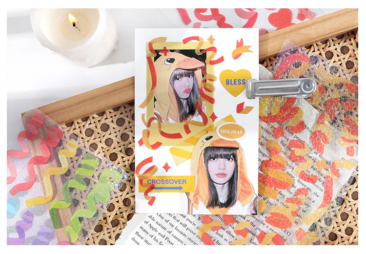 Confetti Glitter PET Sticker