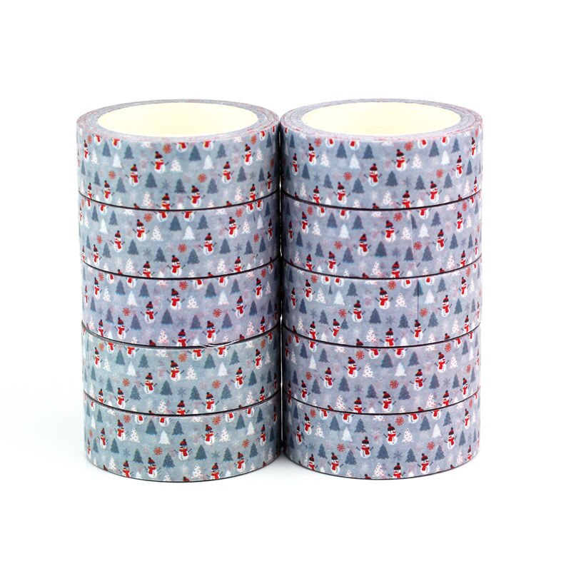 Christmas and Snowmen Washi Sample