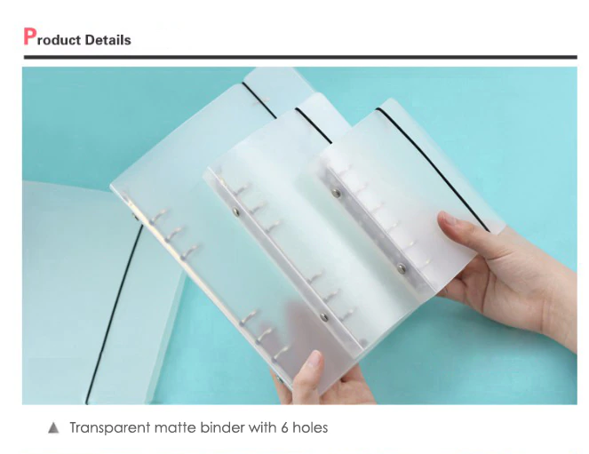 Translucent Binder Notebook
