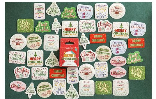 Christmas Sticker Box