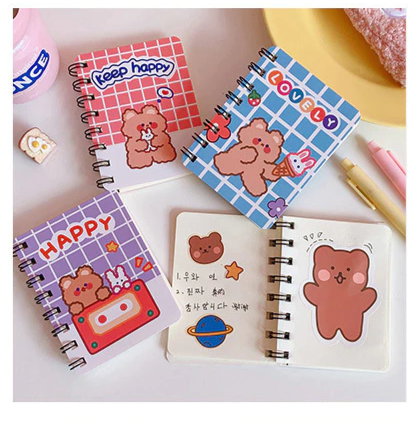 Cute Spiral Bound Mini Notebooks