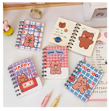 Cute Spiral Bound Mini Notebooks