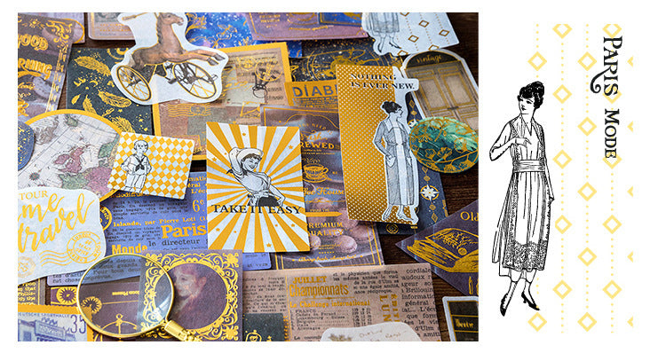 Renaissance Series Gold Foiled Stickers