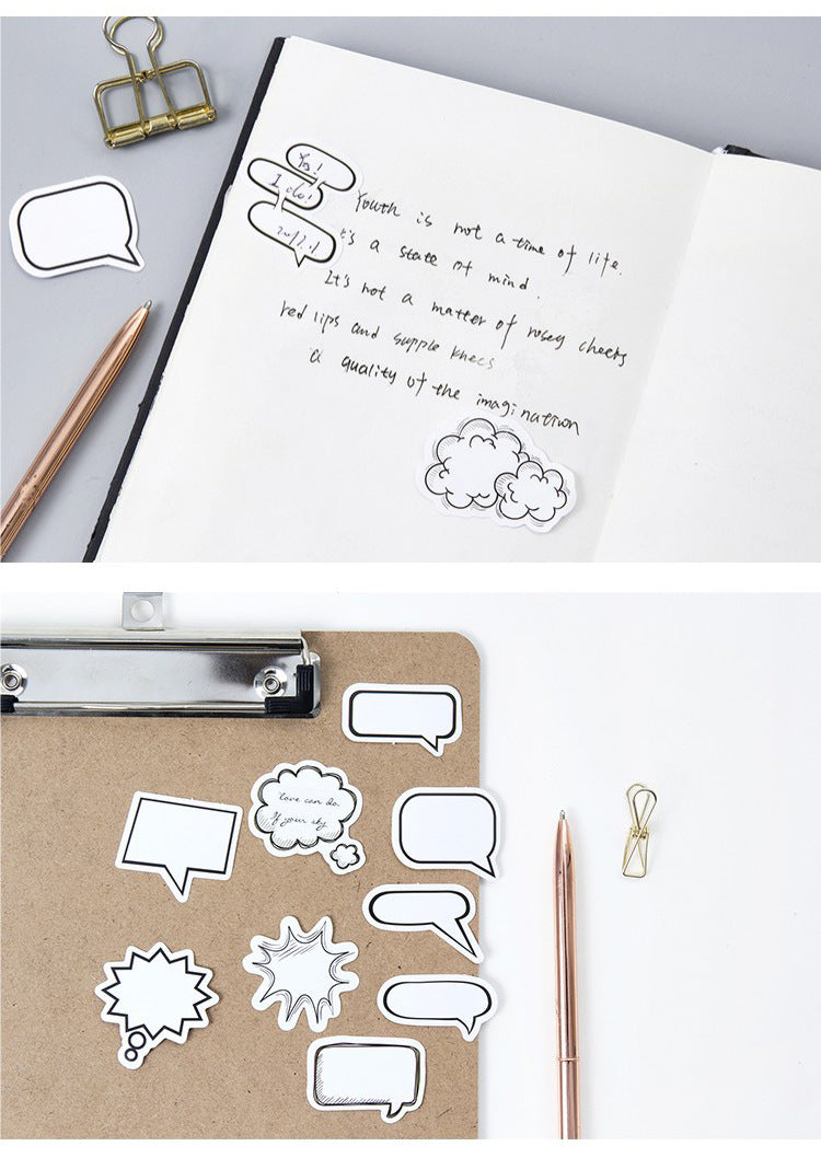Speech Bubble Planner Stickers