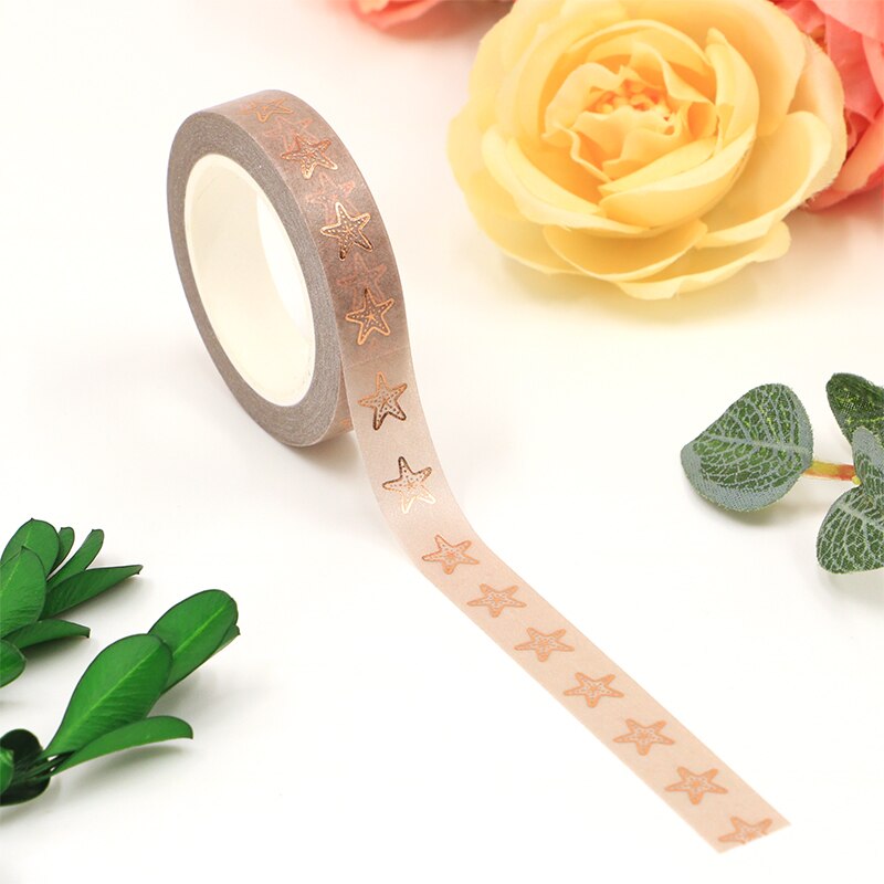 Starfish Copper Foiled Washi Tape