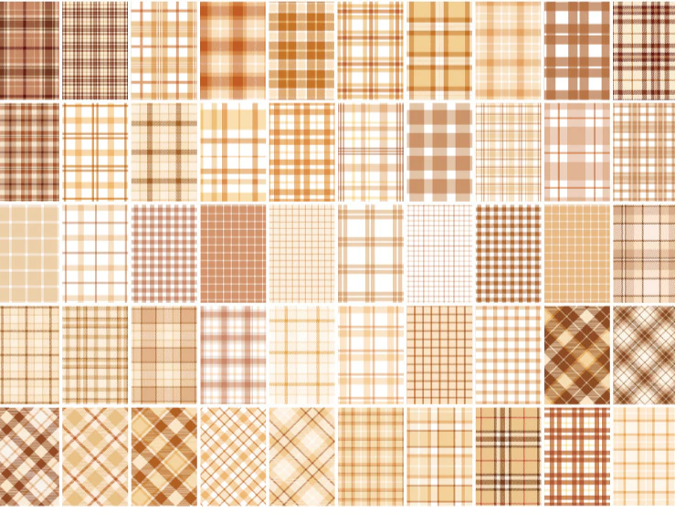 Grid Pattern Series Sticker Booklet