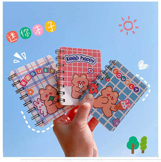 Cute Spiral Bound Mini Notebooks