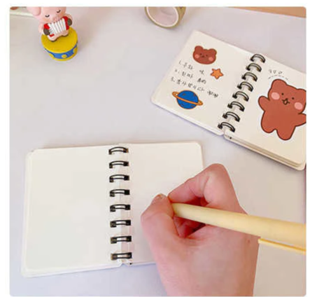 Cute Spiral Bound Mini Notebooks