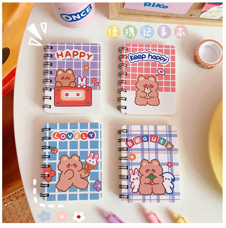 Cute Spiral Bound Mini Notebooks