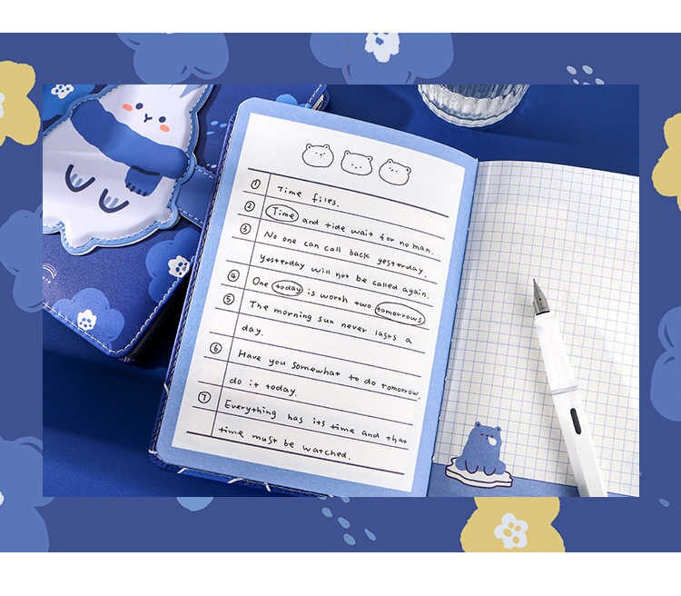 Kawaii Vegan Padded Notebook
