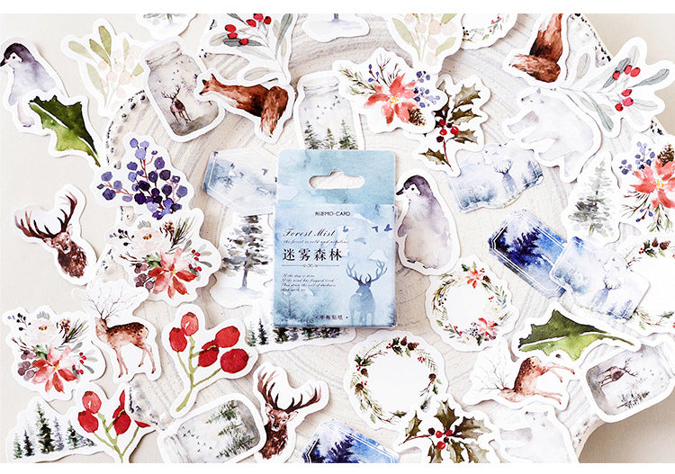 Misty Forest Planner Stickers