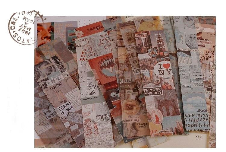 Retro Long Stripe Stickers