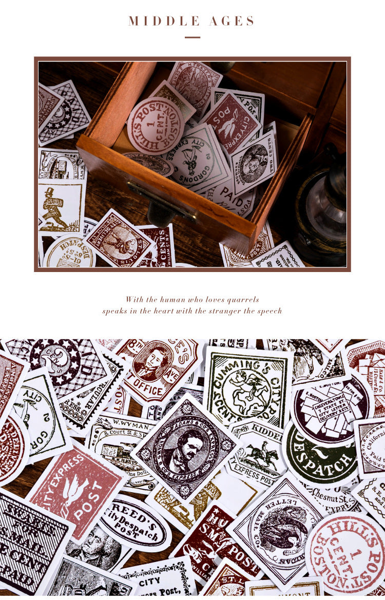 Medieval Stamps Planner Stickers