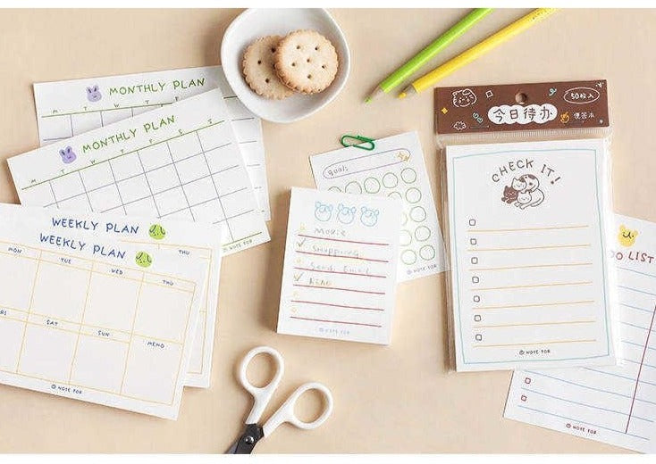 Planner Note Pads
