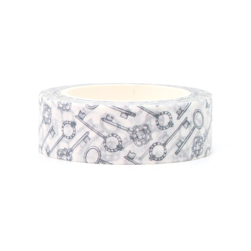 Vintage Key Pattern Washi Tape