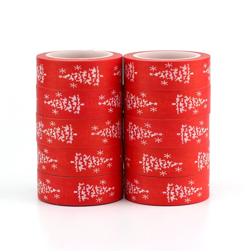 Christmas Trees Washi Sample