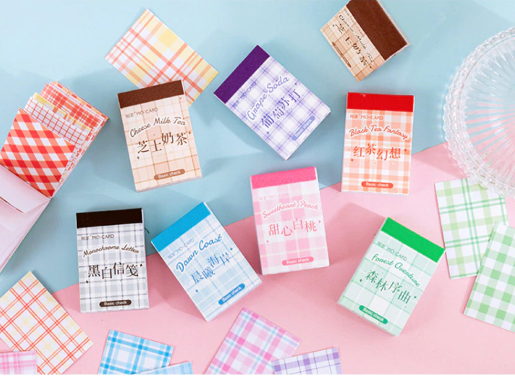 Grid Pattern Series Sticker Booklet
